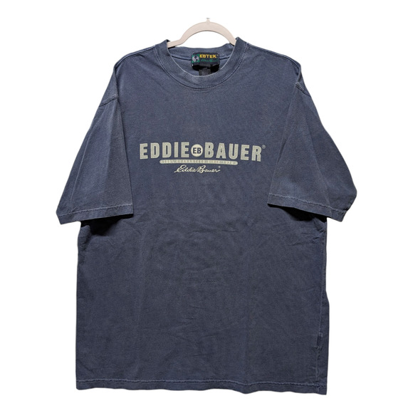 90s Eddie Bauer EBTEK T shirt - Picture 1 of 4